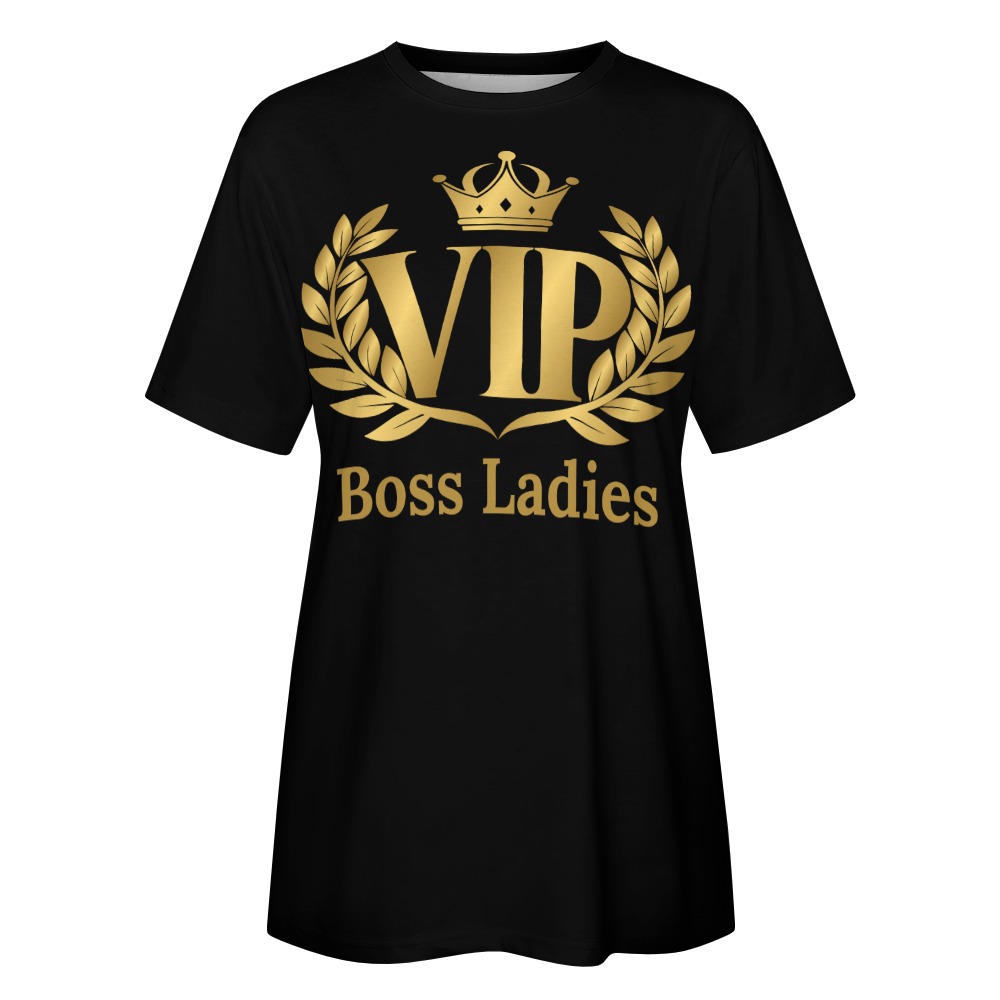 VIP Boss Ladies 100% Cotton T-Shirt - Image 3